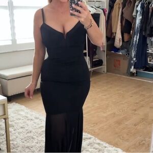 TA3 Black Evening Dress